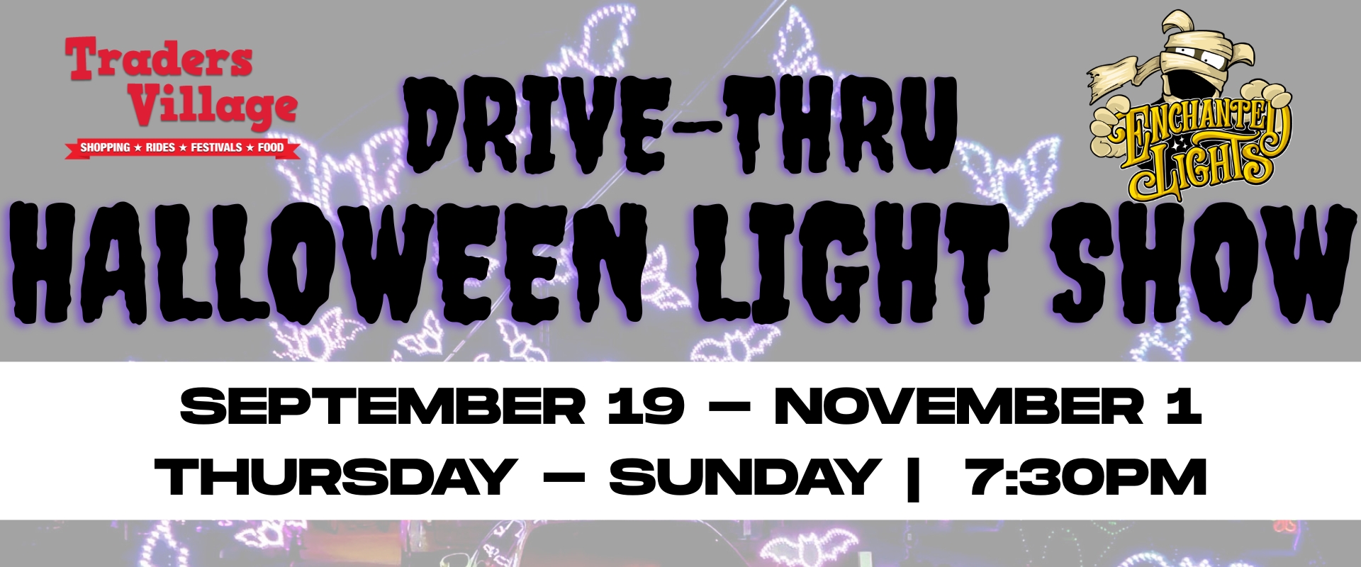 Drive-Thru Halloween Light Show