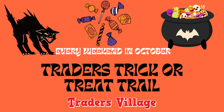 440 x 220 TRADERS trick or treat TRAIL